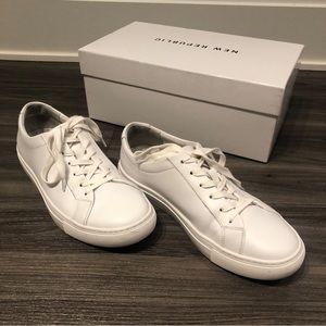 New Republic Kurt shoe sneaker in white size 9 Men M 10.5 woman W with box